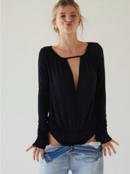 Free People Tops - Free People Kaya keyhole bodysuit